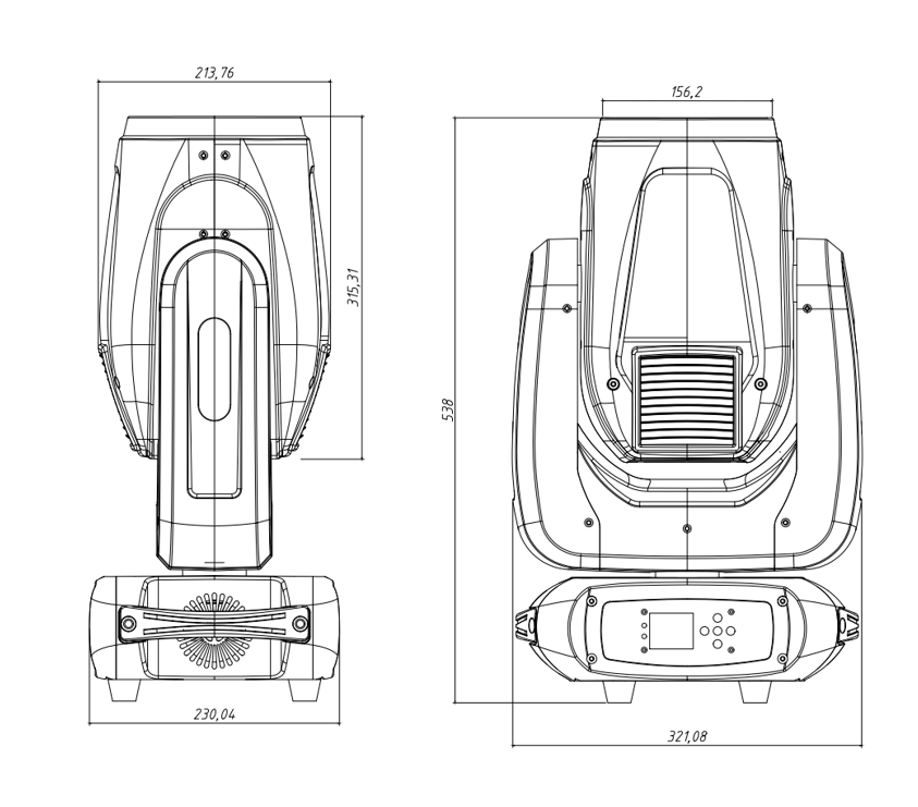 X3S Beam Moving Head Light for entertainment events