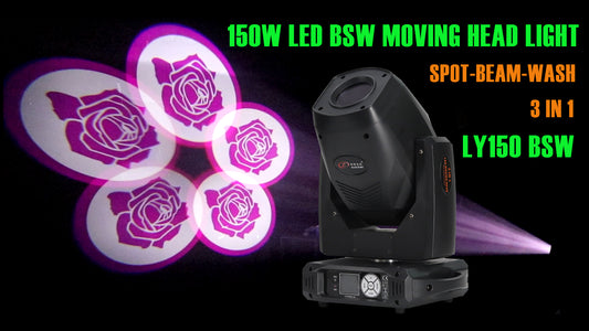 LY150Z LED Moving head light with zoom/Spot/Beam/Wash effects